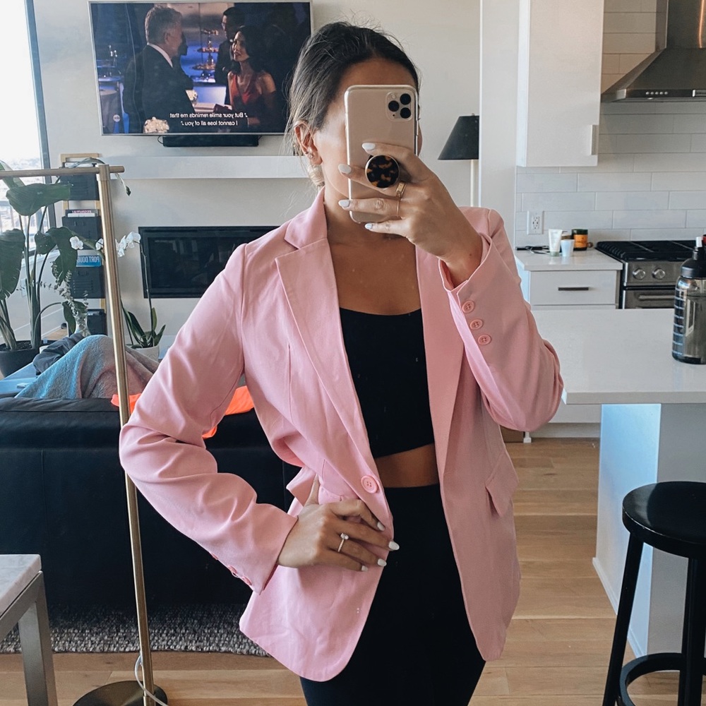 Pink Blazer